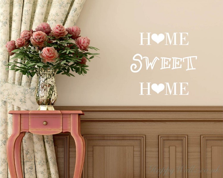 Home Sweet Home Quotes Wall Art Stickers